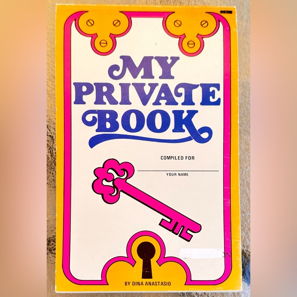 Dina Anastasio: MY PERSONAL BOOK paperback pad.